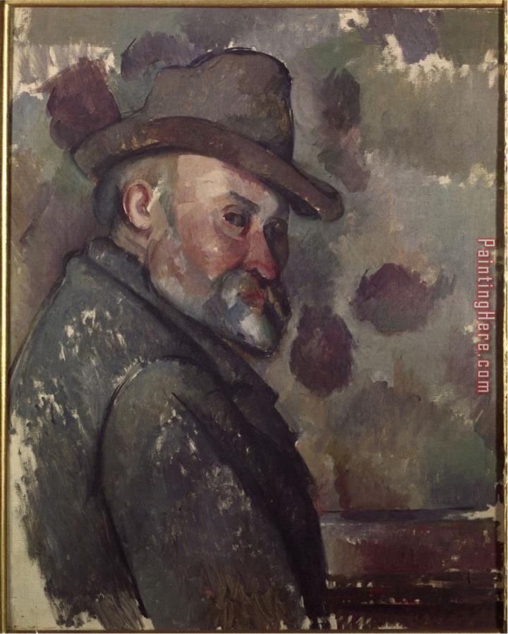 Paul Cezanne Self Portrait with Felt Hat